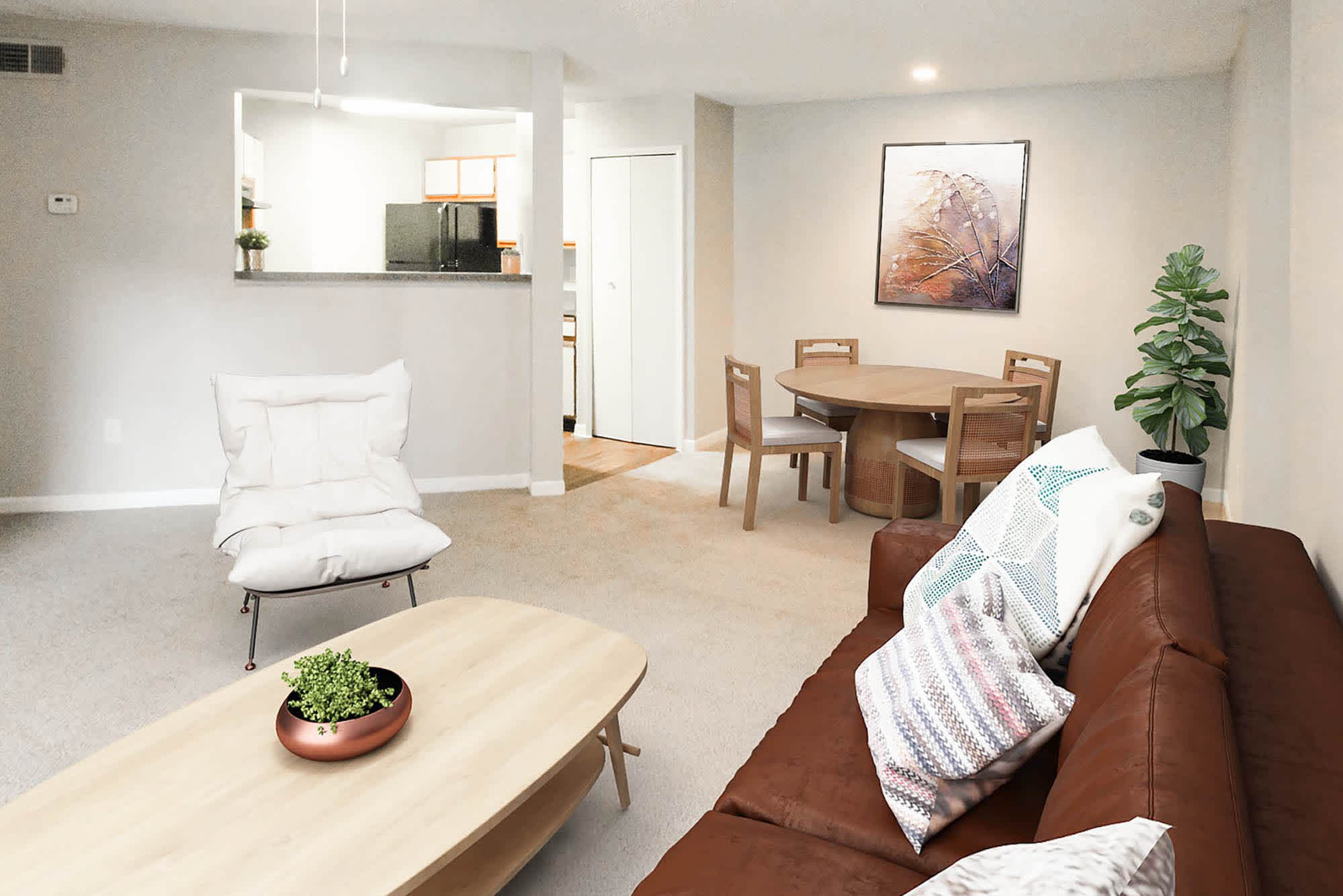Valencia - 2 Bed 2 Bath - Living and Dining Area