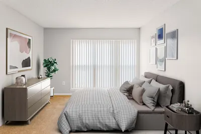 Park - 2 Bed 2 Bath - Primary Bedroom