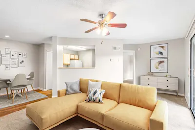 Navel - 1 Bed 1 Bath - Living Room