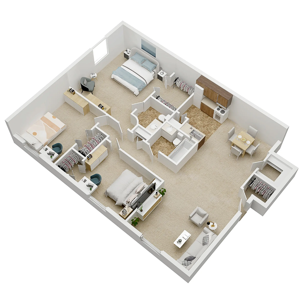 Briarwood for Evergreen apartments in Ann Arbor, Michigan 48108 | 3