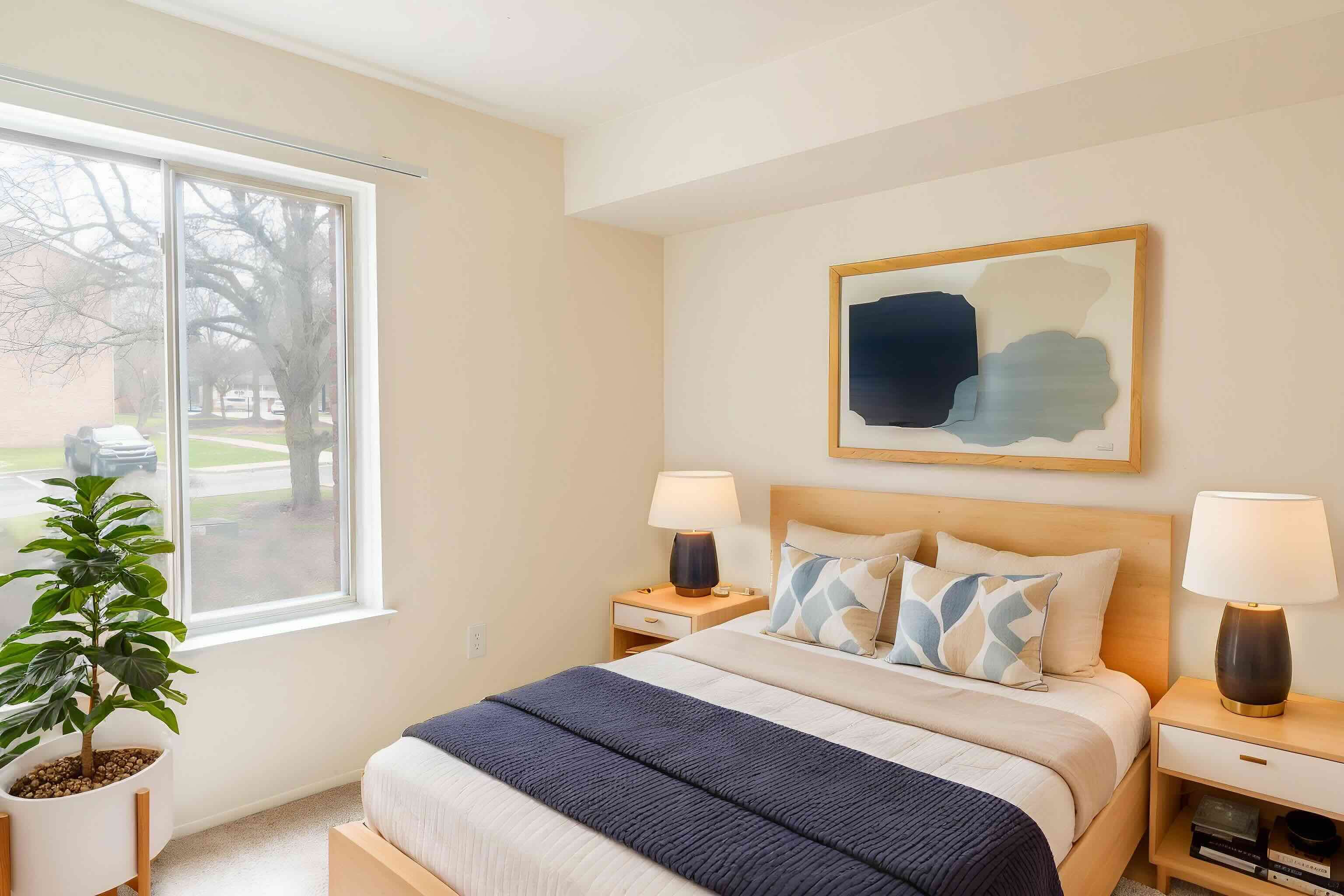 Bay City - 2 Bed 1 Bath - Bedroom