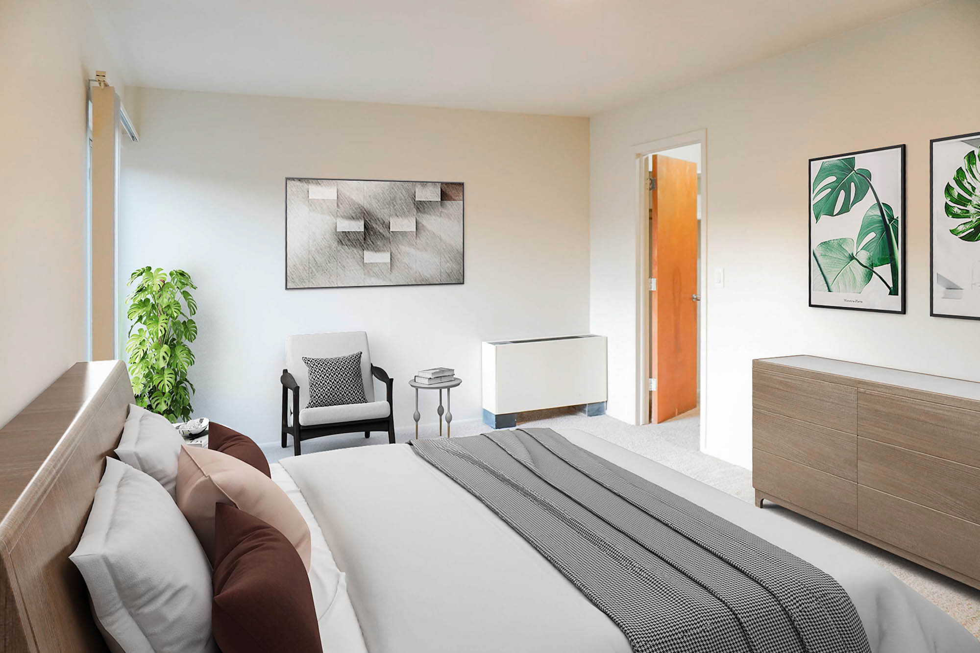 The Erie - 2 Bed 1.5 Bath - Bedroom 2