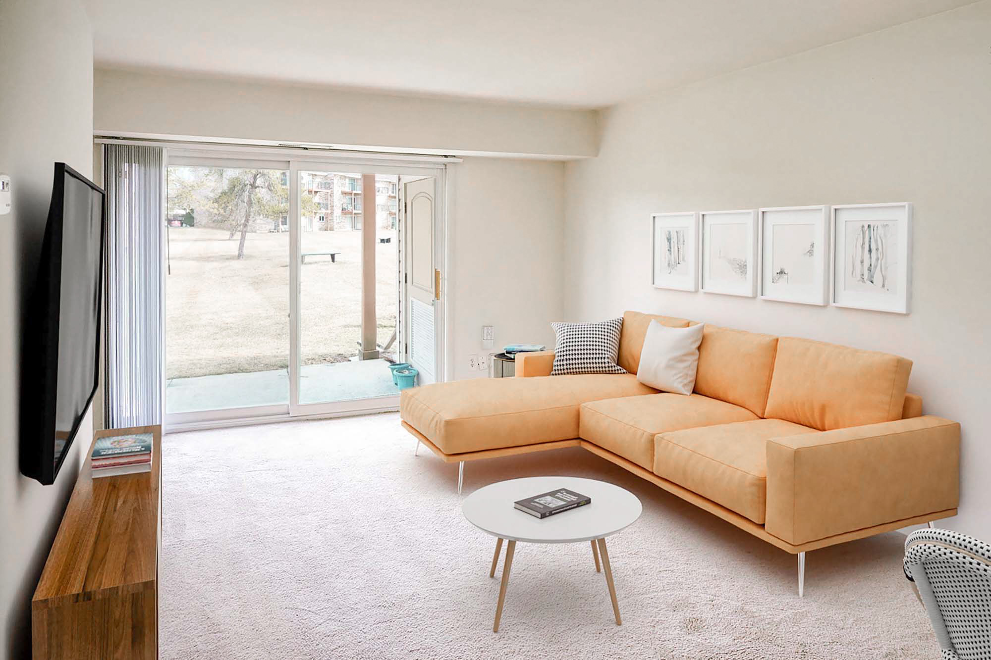 Erie - Studio - Living Room