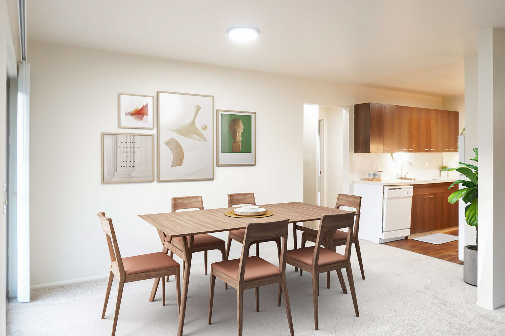 The Erie - 2 Bed 1.5 Bath - Dining Room