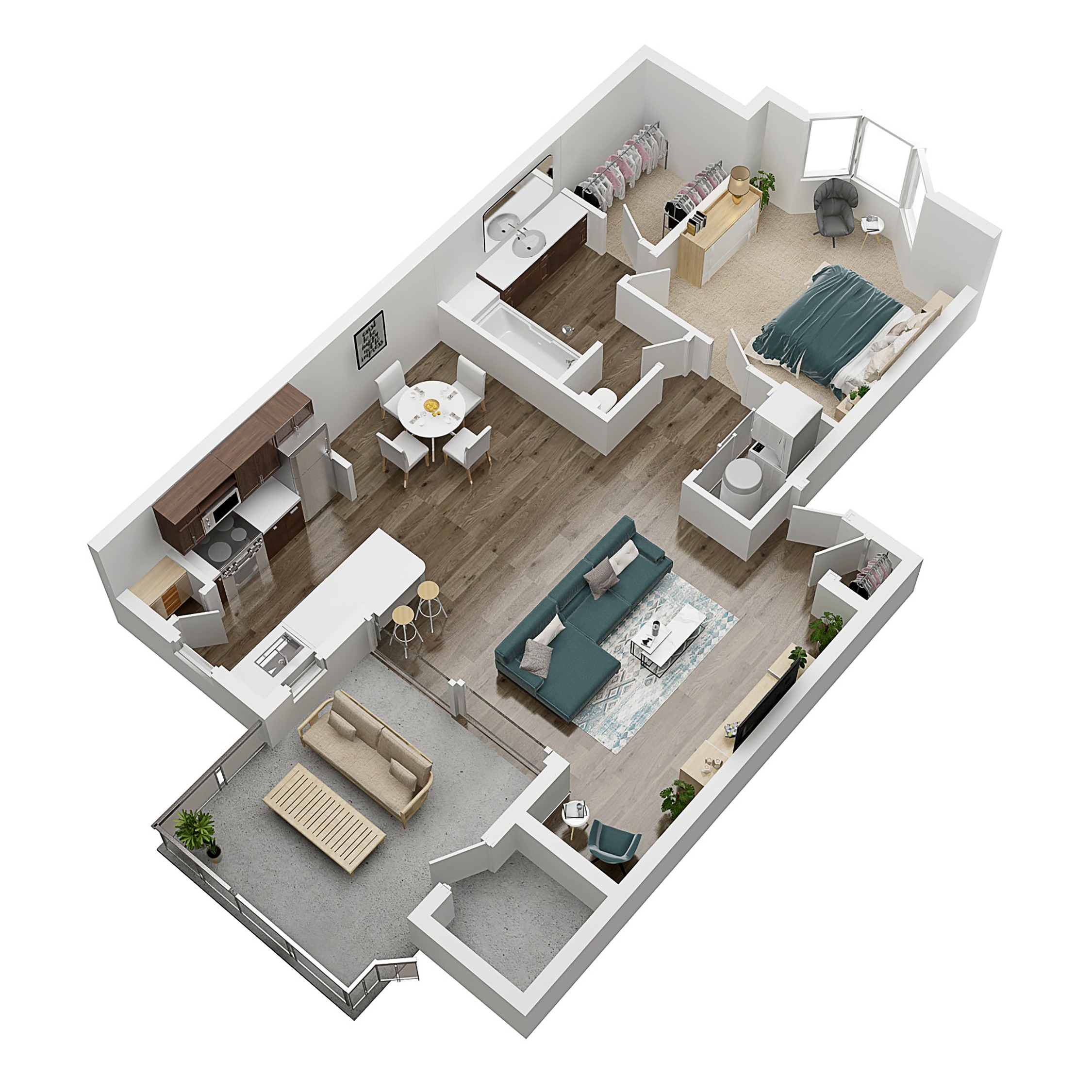Floorplans for Amalfi apartments in Orlando, Florida 32811 1 2 Bed
