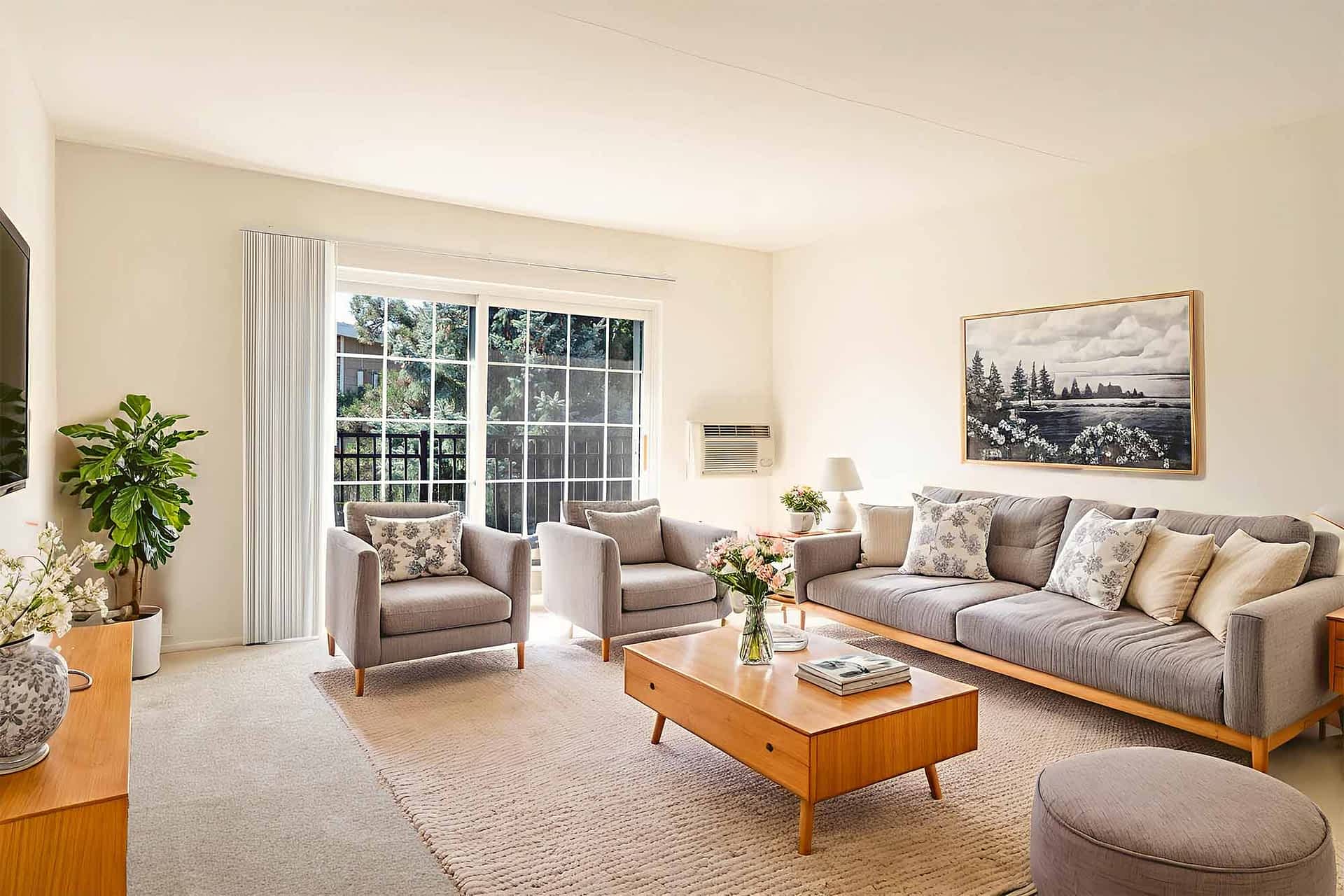 The Archibald - 2 Bed 1 Bath - Living Room