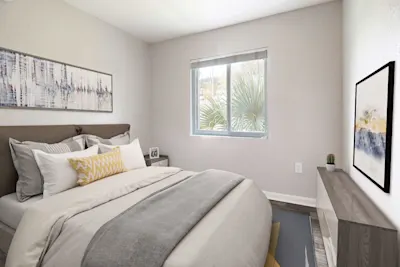 Rainbow - 1 Bed 1 Bath - Bedroom