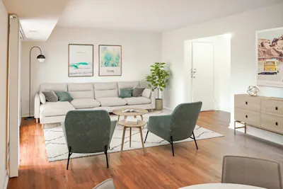 The Basquiat - 2 Bed 1 Bath - Living Room
