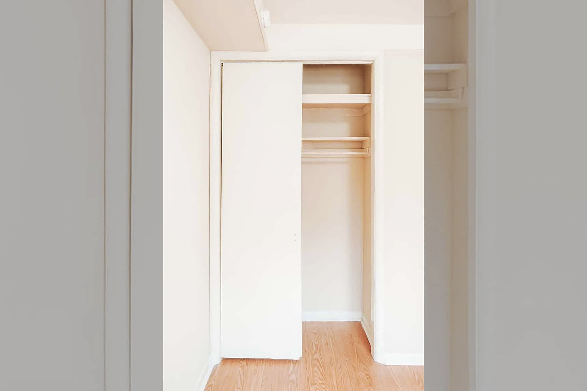 The Earl - 2 Bed 1 Bath - Bedroom Closet