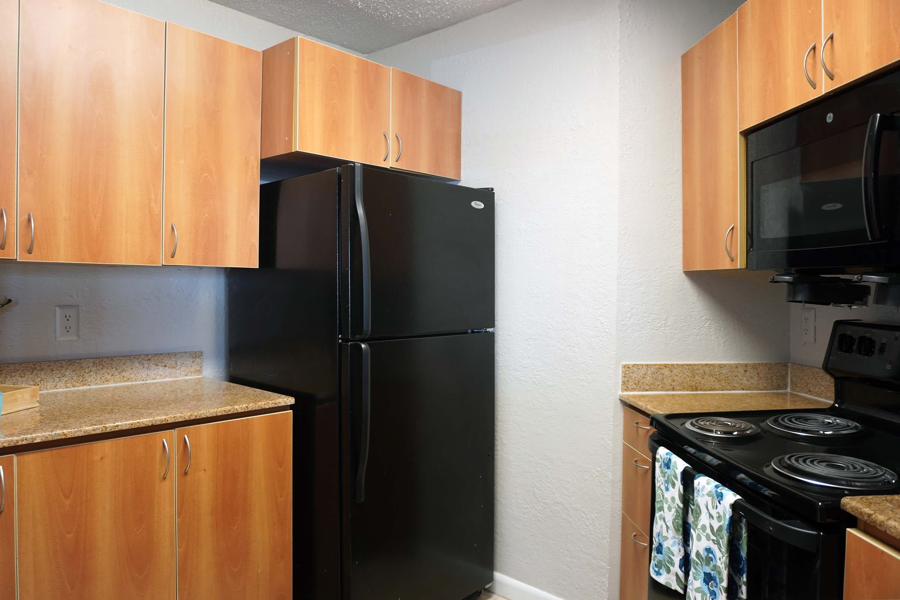 Ambersweet - 2 Bed 2 Bath - Kitchen - Birch Style Cabinets