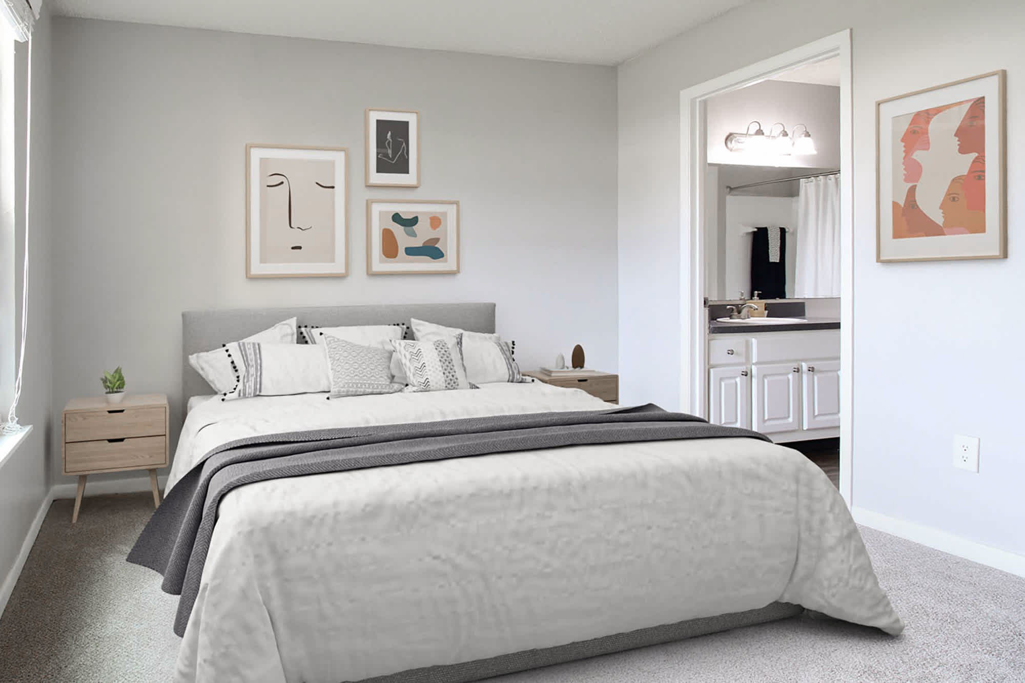 The Ashford - 1 Bed 1 Bath - Bedroom