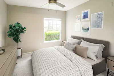 Aquila - 1 Bed 1 Bath - Bedroom