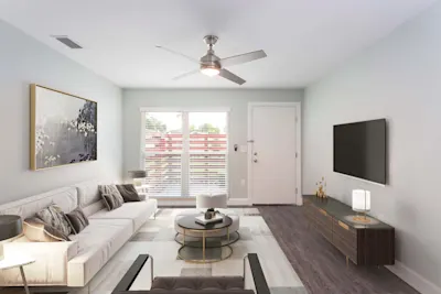 Blackberry Lily - 1 Bed 1 Bath - Living Room