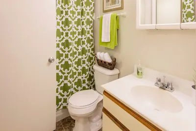 The Willow - 2 Bed 1 Bath - Bathroom - Euro Style Cabinets