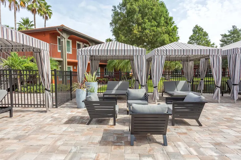 Poolside Cabanas