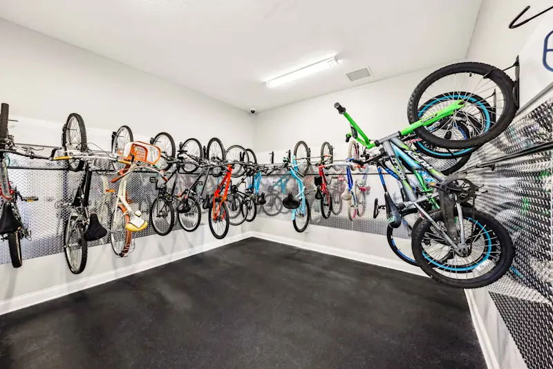 Secure Bike Storage Room