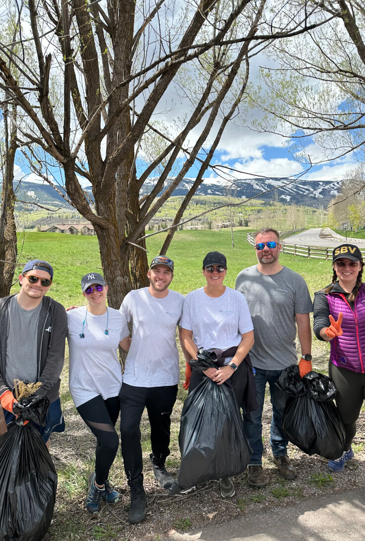 East West Partners cleanup day