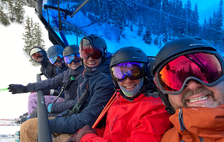 East West Partners ski day