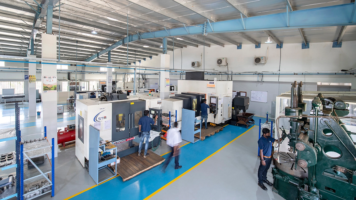 CNC machining factory in India