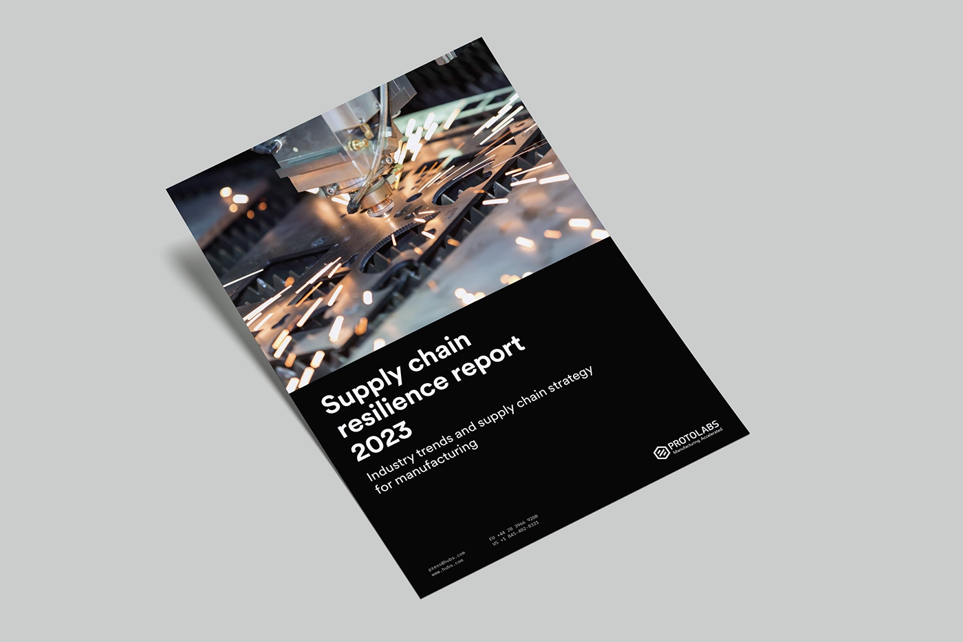 Supply chain resilience report 2023 mockup