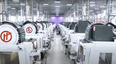 Photograph from the inside of Protolabs' factory