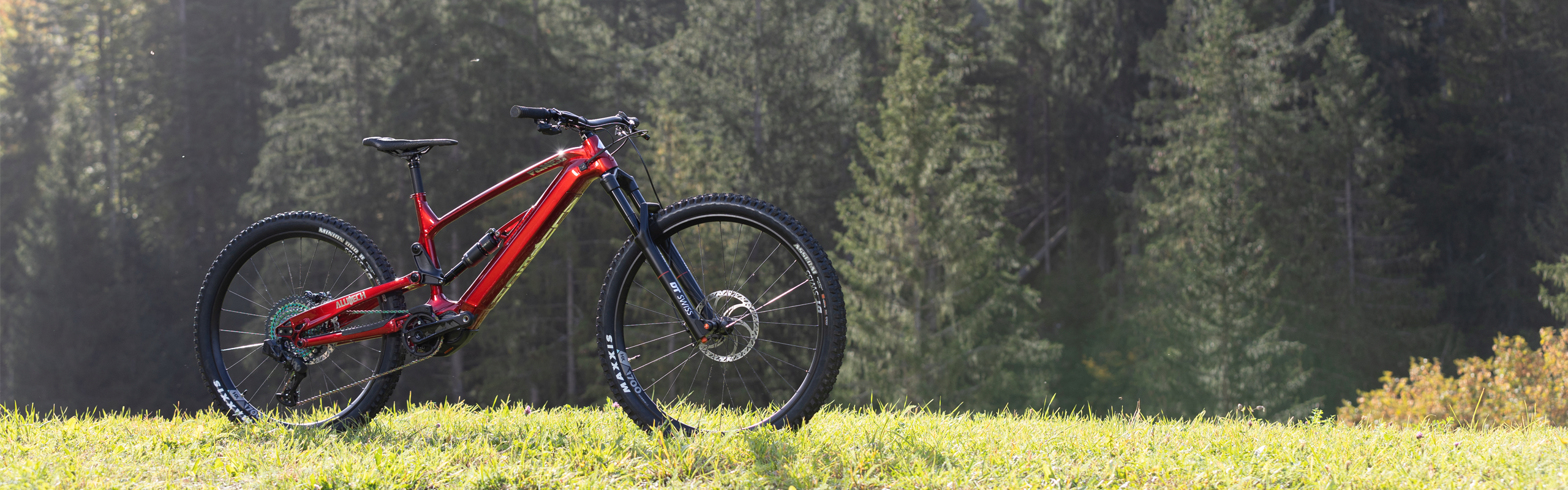 Bicycle in mountains