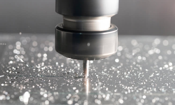 CNC machining in action
