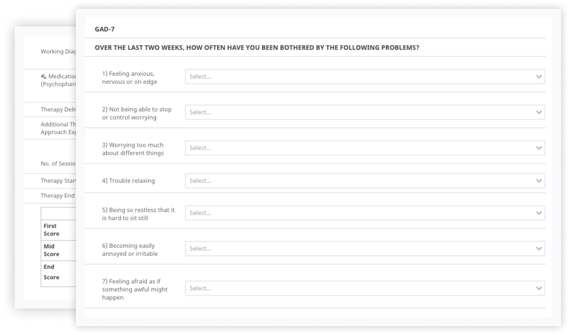 Mental Health Patient Portal