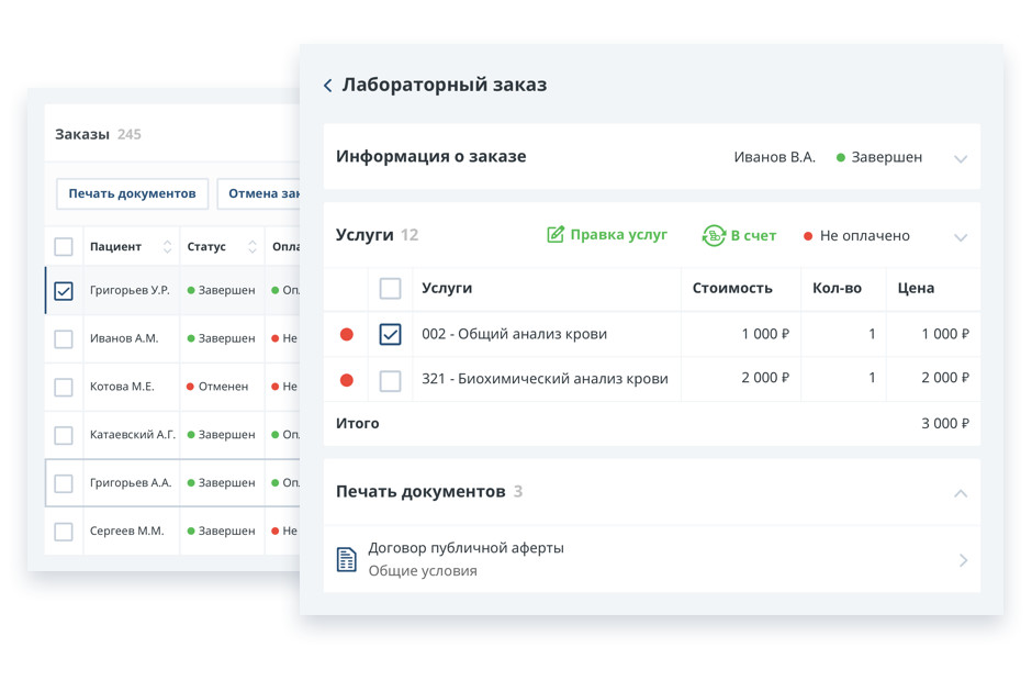 Лабораторные интеграции