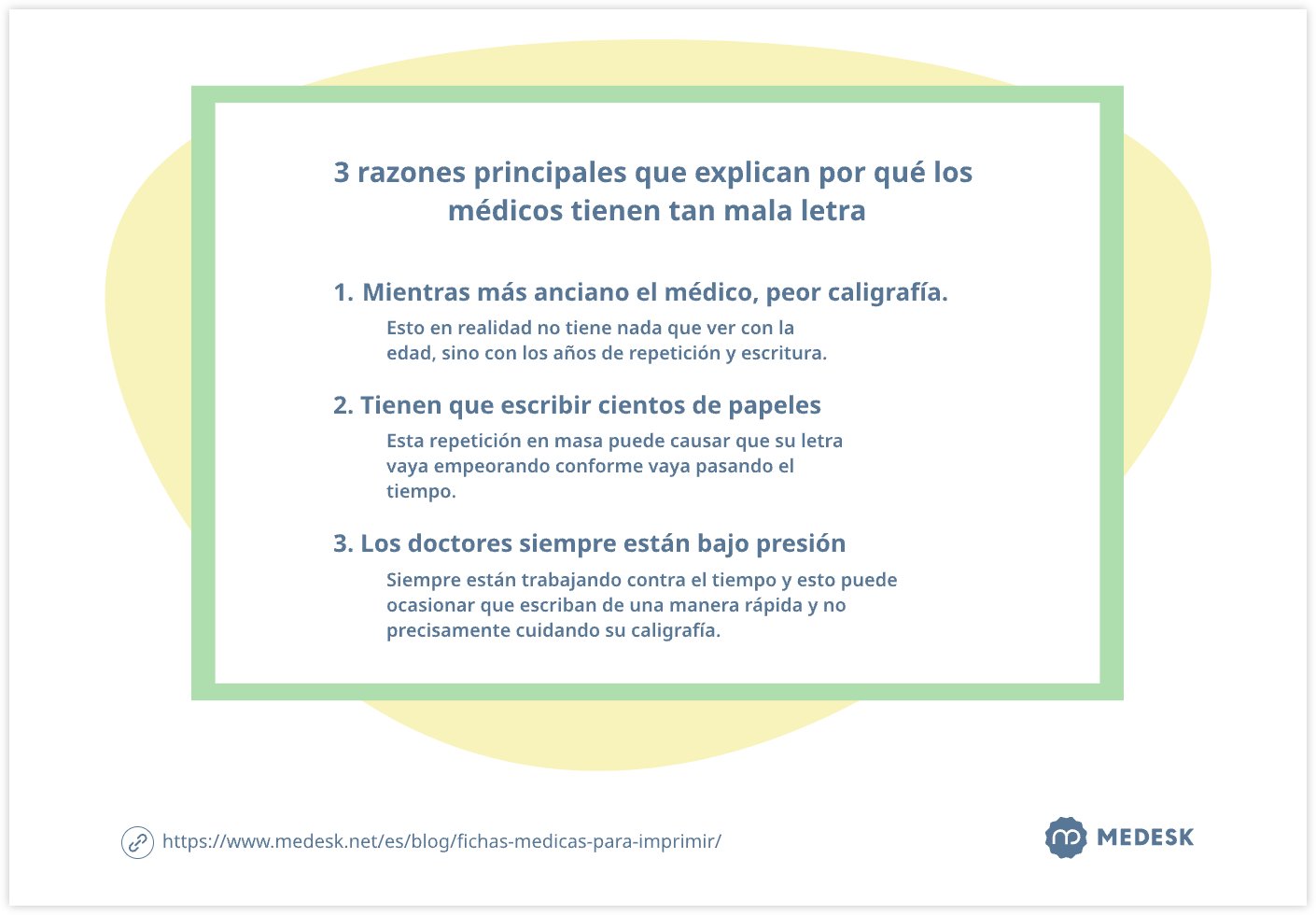 3 razones principales que explican por qué los médicos tienen tan mala letra