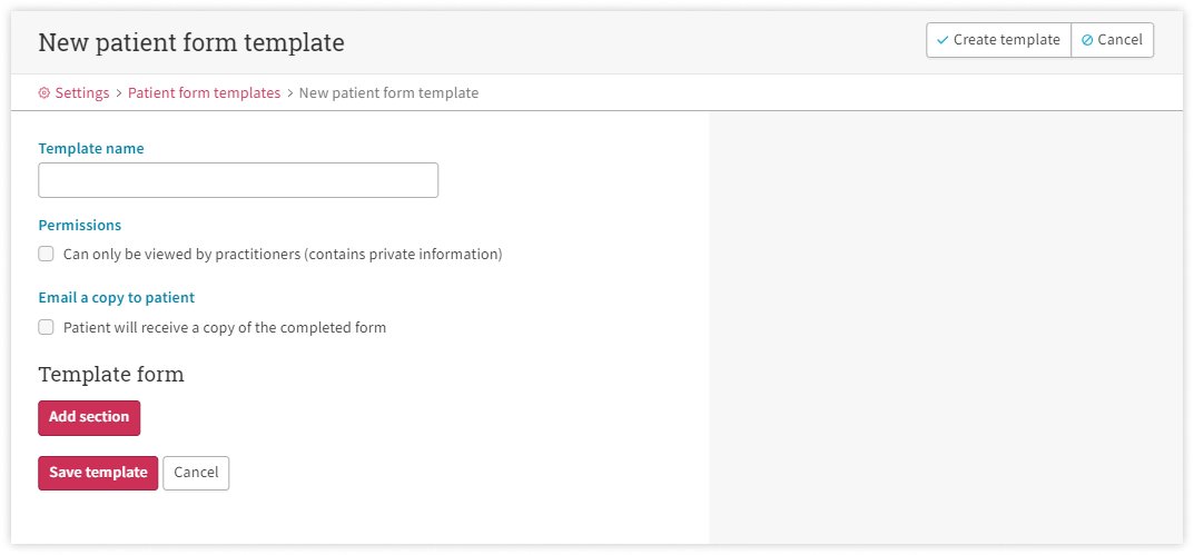 cliniko-review-new-patient-form