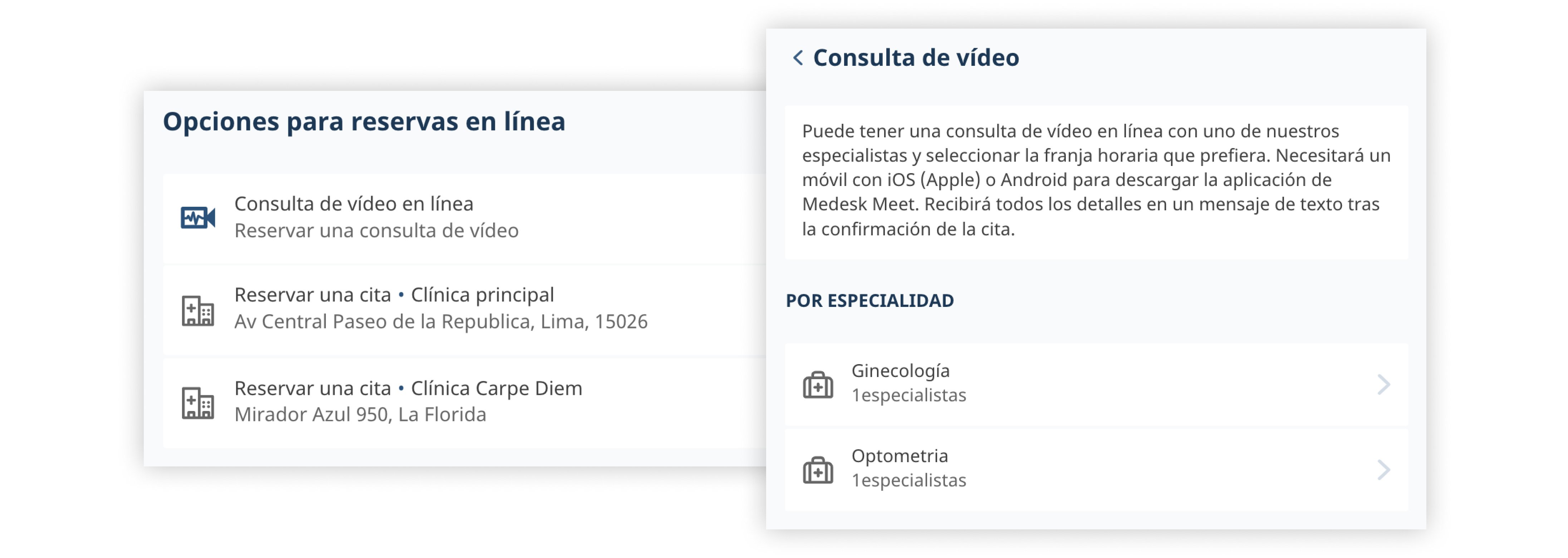 Video Consultations Medesk es