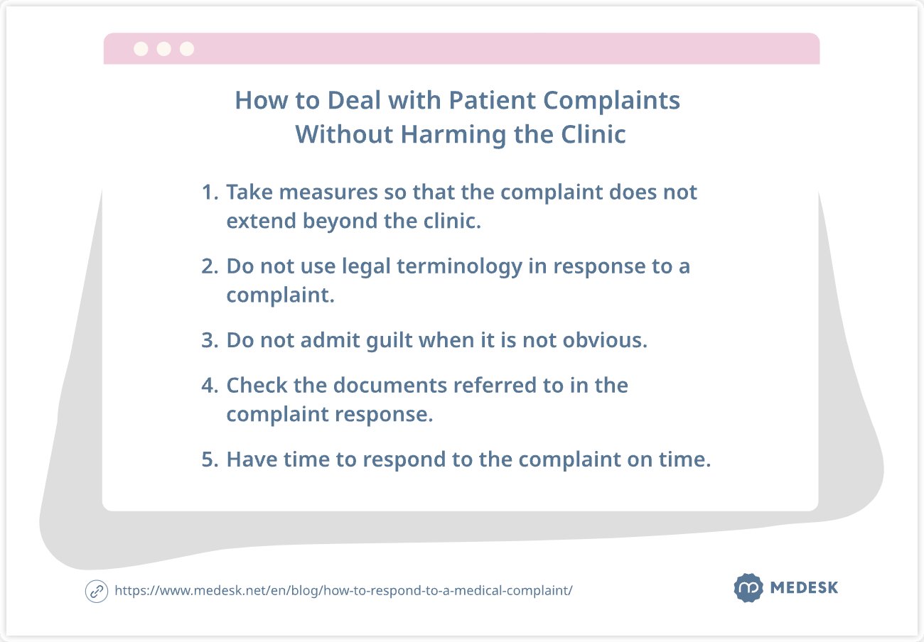 The Dos and Don ts of Responding to Patient Complaints Medesk