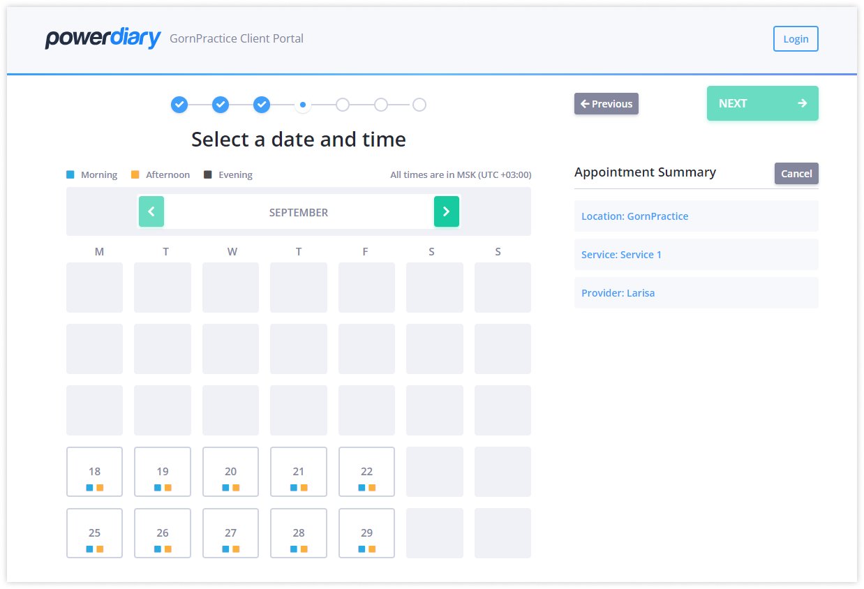 powerdiary-portal-booking