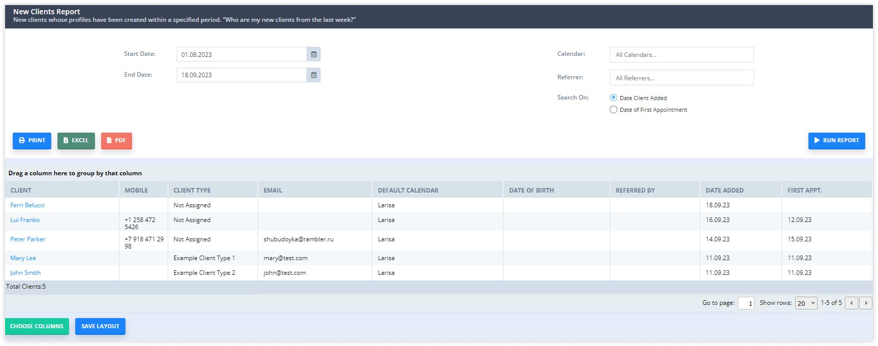 powerdiary-clients-reports