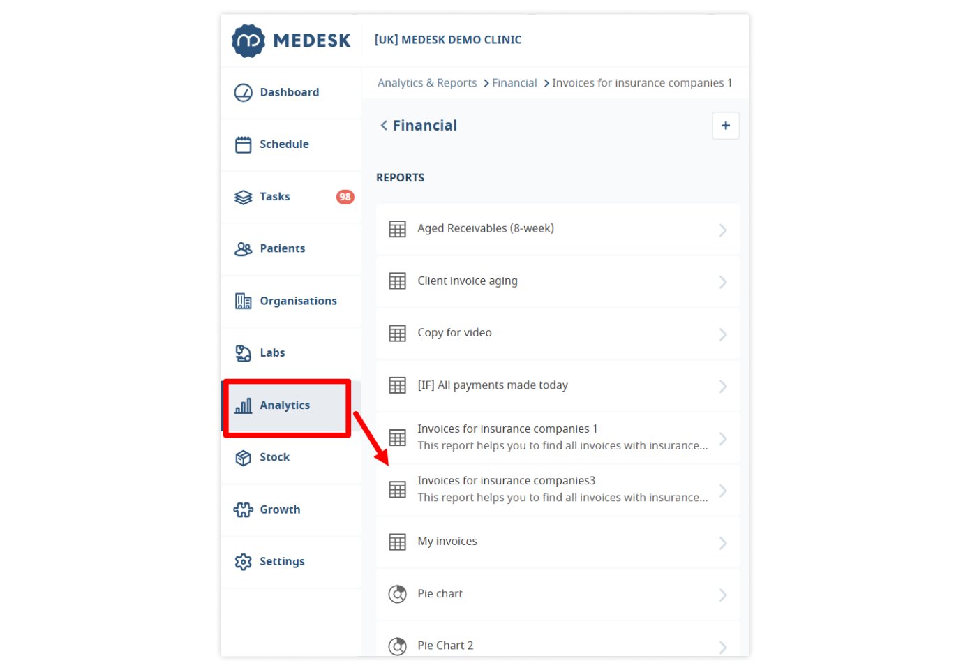 medesk-invoices-analytics