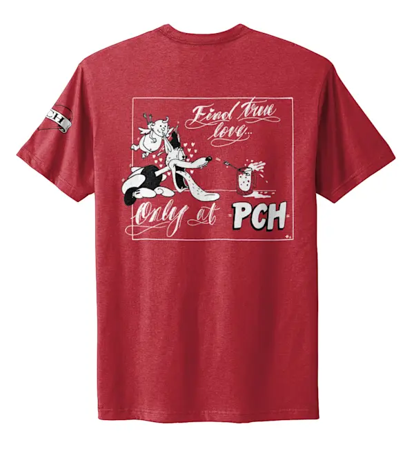 VALENTINES T BACK RED