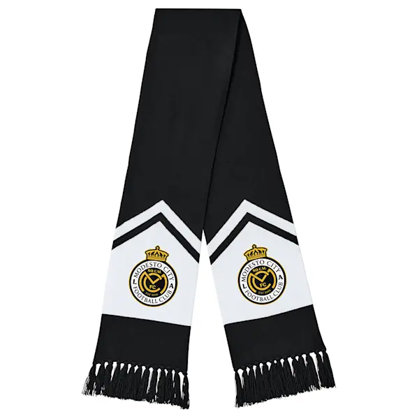 GAMEDAY SCARF STA06BlkWhite