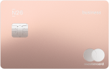 Pink N26 Business Metal card.