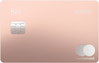 Pink N26 Business Metal card.