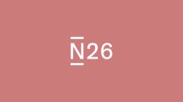 N26 logo against a red background.