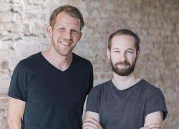 Vincent Audoire and Rob Schumacher, founders of Feather.