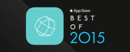 Best of 2015 AppStore badge.