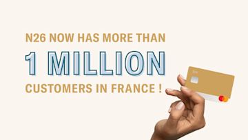 N26 now has over 1 million customers in France!