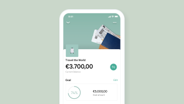 N26 Spaces—all the features of your flexible sub-accounts.