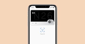 App N26 con Apple Pay aperto.