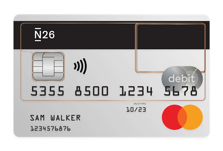 N26 Mastercard Card.