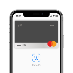 Apple Pay avec carte de débit N26.