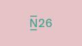N26 logo against a pink background.