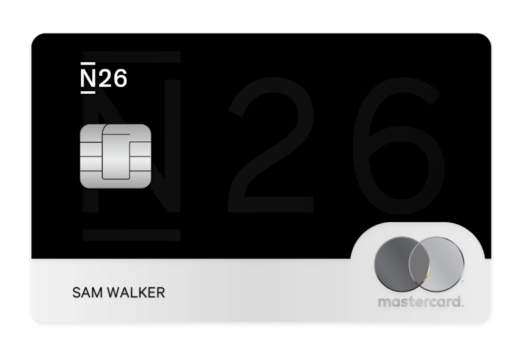 N26 Black Mastercard Card.